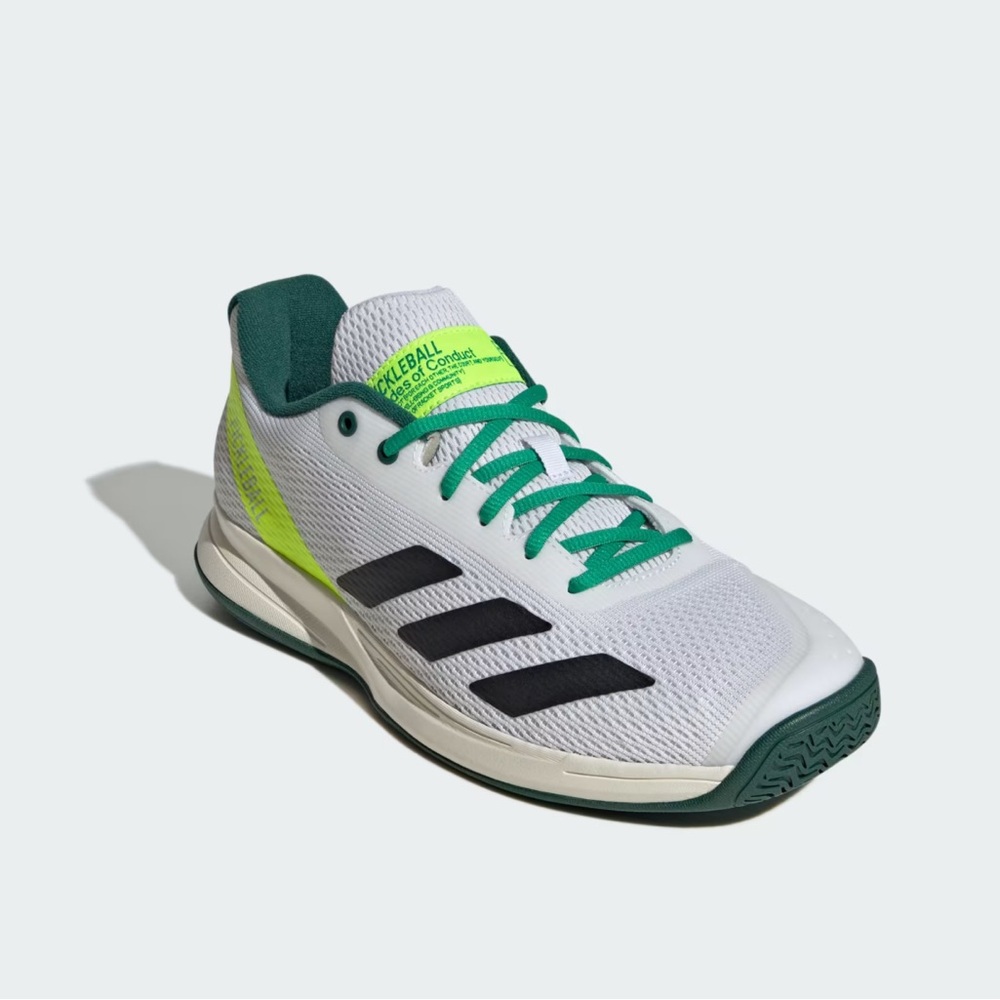 adidas White, Green & Black Athletic Shoe